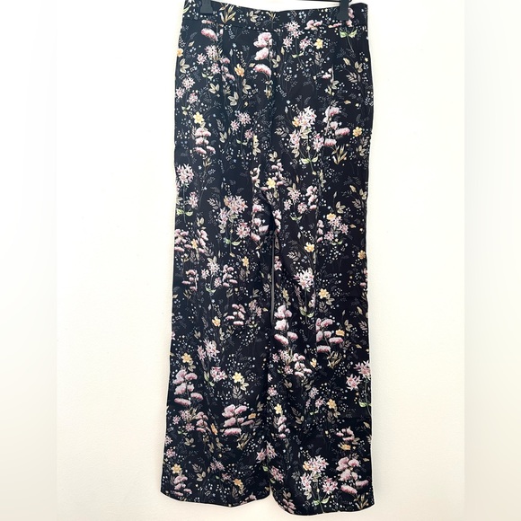 Ochirly Wide Leg Floral Pants - Size S - Picture 2 of 5